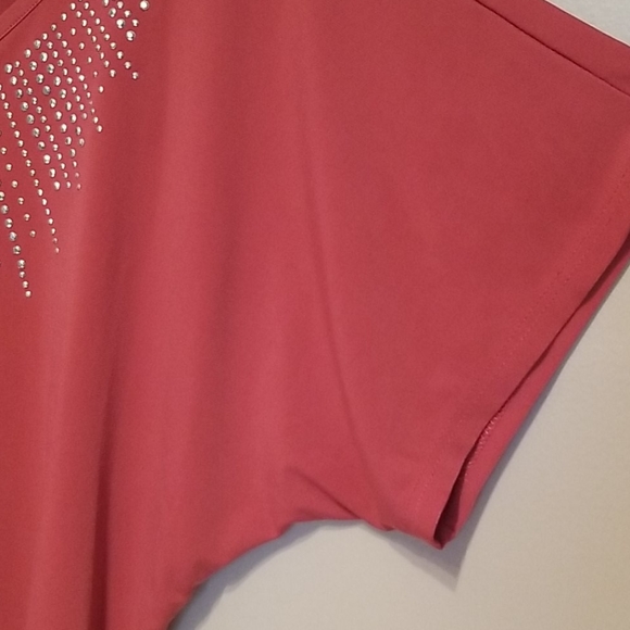 Burnt orange sparkle top - Picture 5 of 6